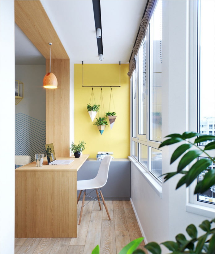 Balcone in stile moderno
