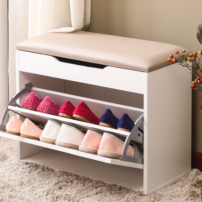 pouf portascarpe