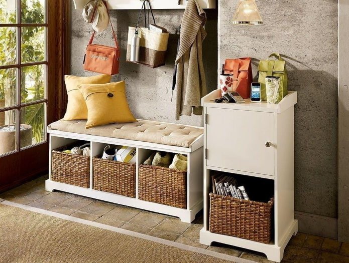 cestini per riporre le scarpe