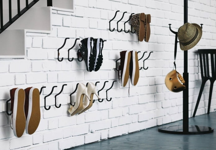 ganci per scarpe