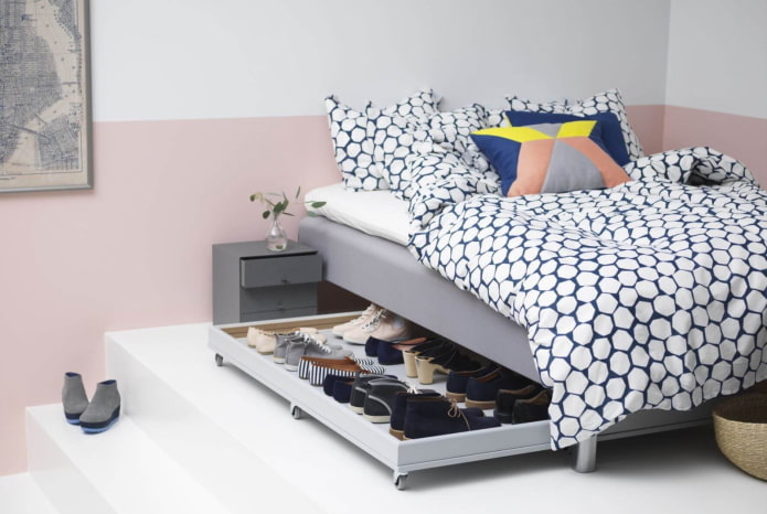 sistema estraibile sotto il letto