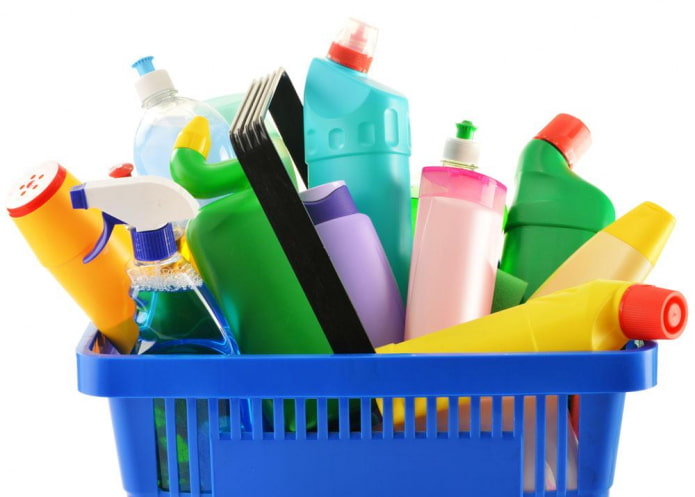 Prodotti chimici per la pulizia del bagno