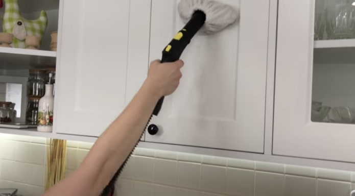 lavaggio con vaporizzatore