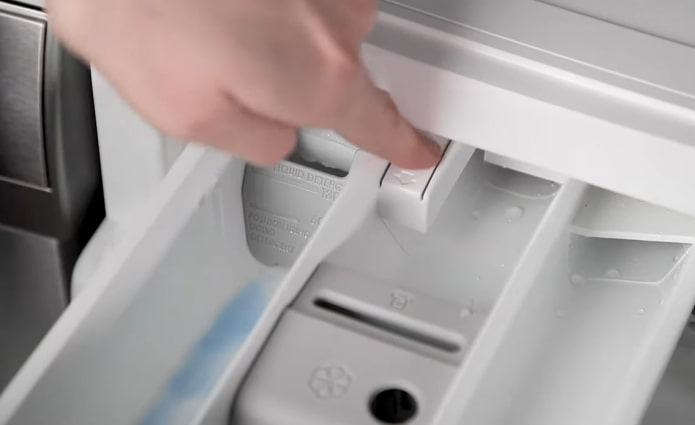 rimozione del vassoio