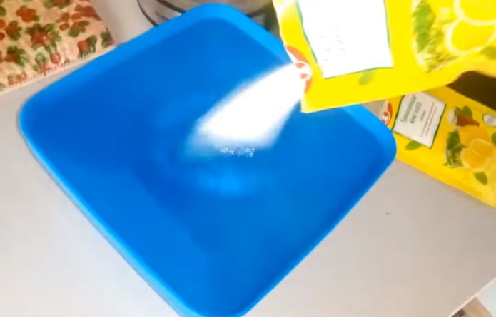 preparazione della soluzione