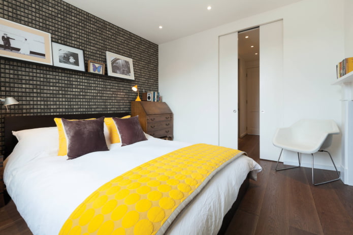 Letto in diagonale rispetto alla porta