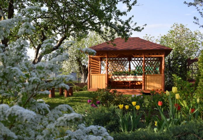 Gazebo in legno