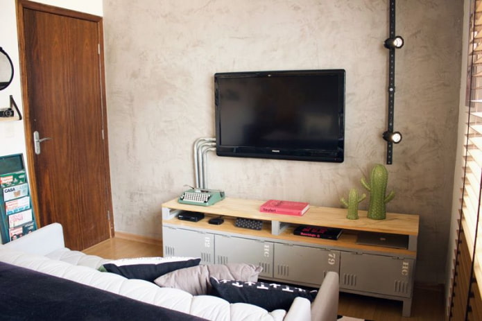 decorare i cavi in stile loft