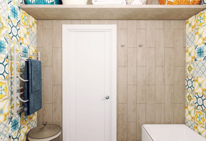 progetto di un bagno combinato 3,82 mq.
