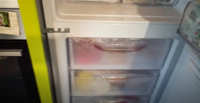 incasso di un frigorifero non da incasso