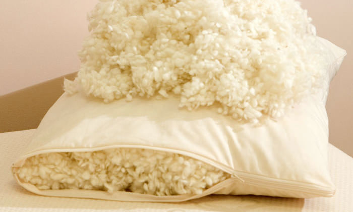 cuscino di lana per bambini