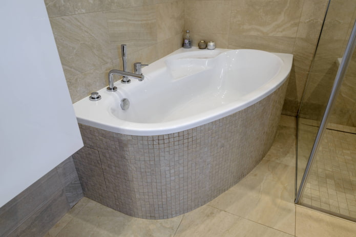 vasca da bagno angolare