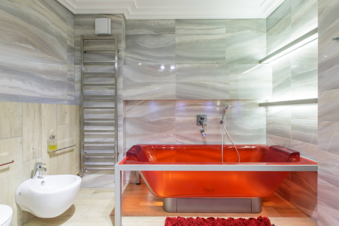 vasca da bagno in vetro