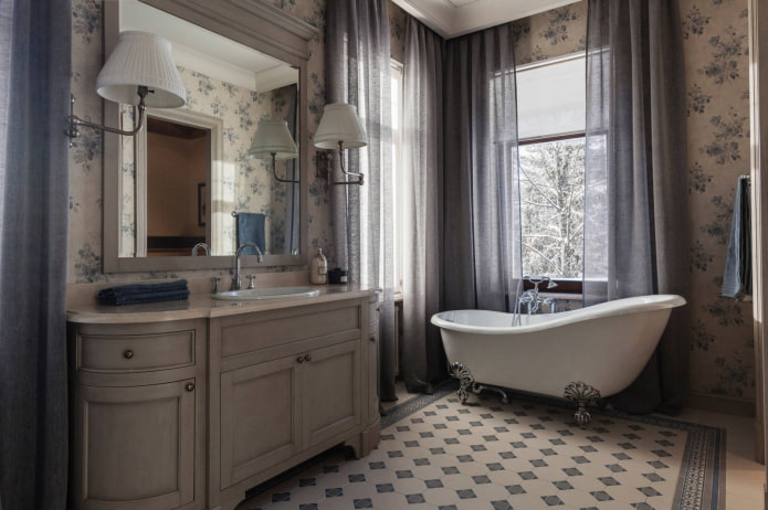vasca da bagno in maiolica