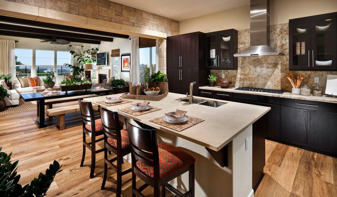 pietra nel design della cucina
