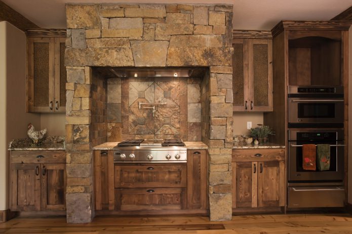 decorazione in pietra per cucina