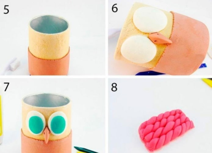 fasi di creazione di un portamatite