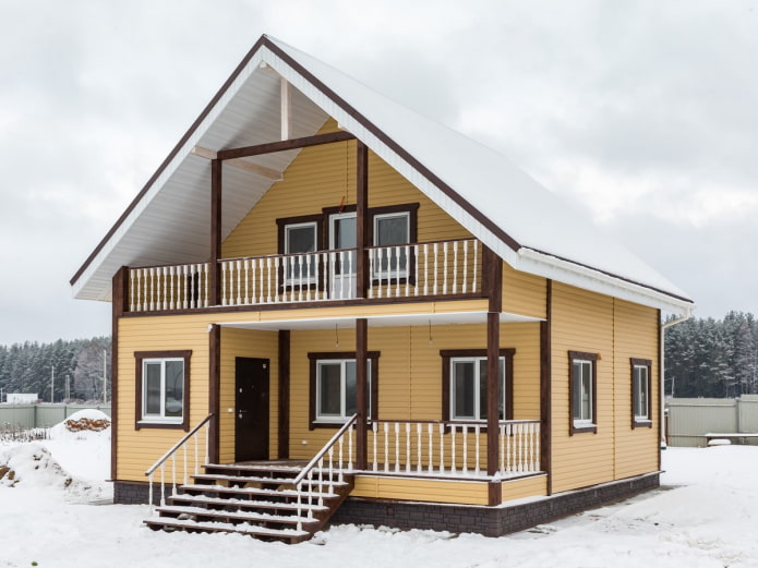 rivestimento della casa a telaio