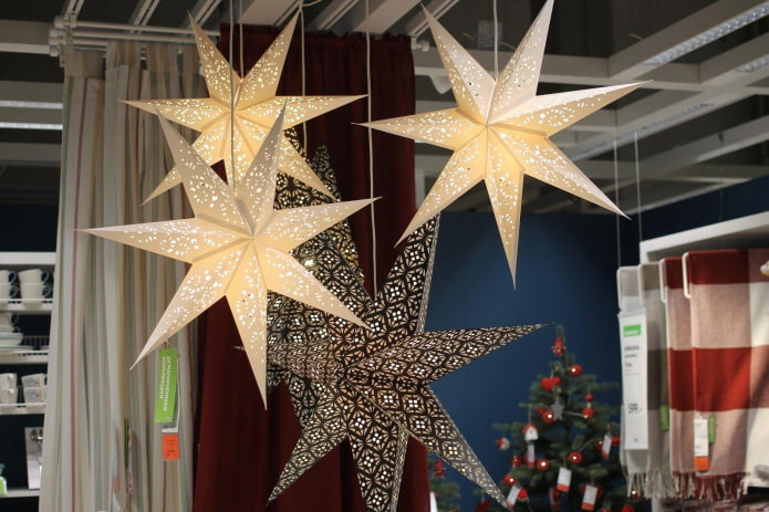 stelle di cartone