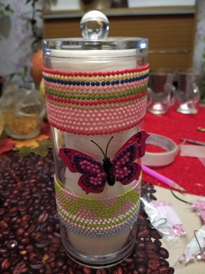 vaso di vetro