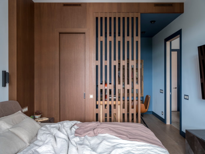 Armadio e studio in camera da letto