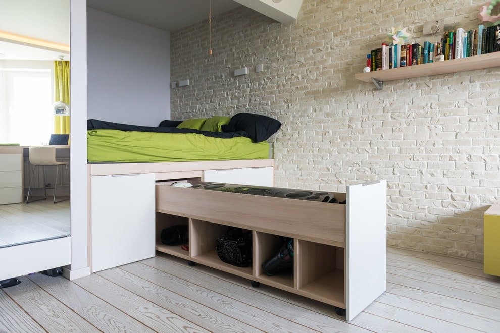 15 idee per riporre le cose in una piccola camera da letto