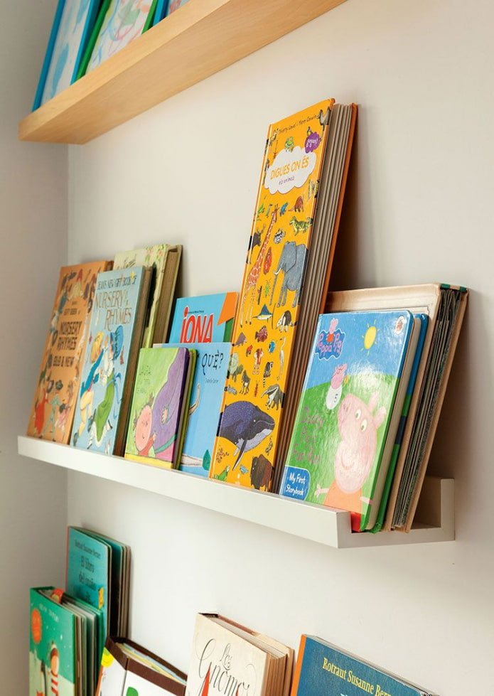 Conservare i libri nella cameretta dei bambini