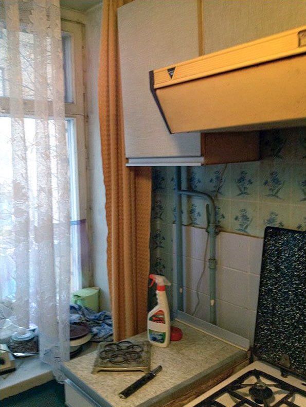 Cucina prima della ristrutturazione