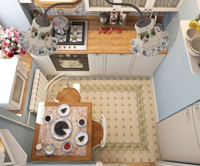 Layout vista dall'alto