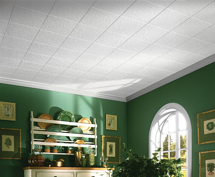 soffitto piastrellato