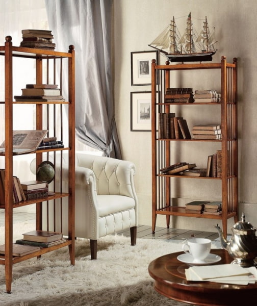 libreria nell'interno 