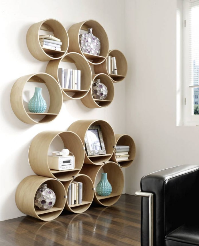librerie rotonde all'interno