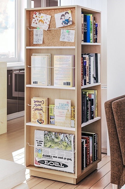 libreria-scaffale portaoggetti per interni