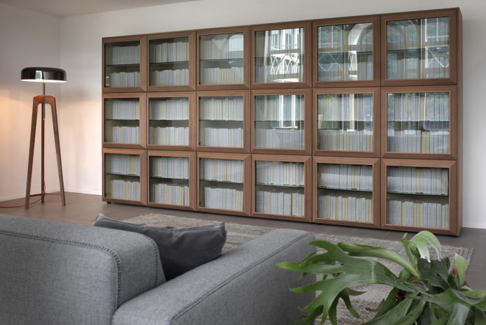 design delle librerie per interni