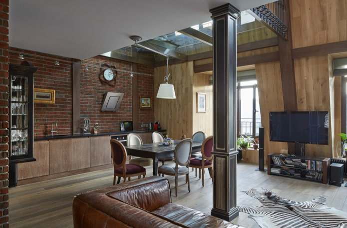 colonna in legno