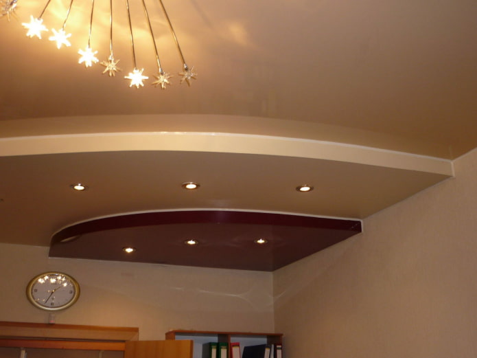 struttura del soffitto a più livelli