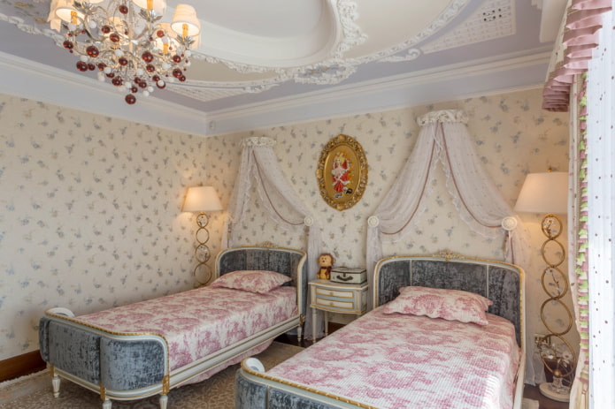 decorazione della cameretta per due bambine