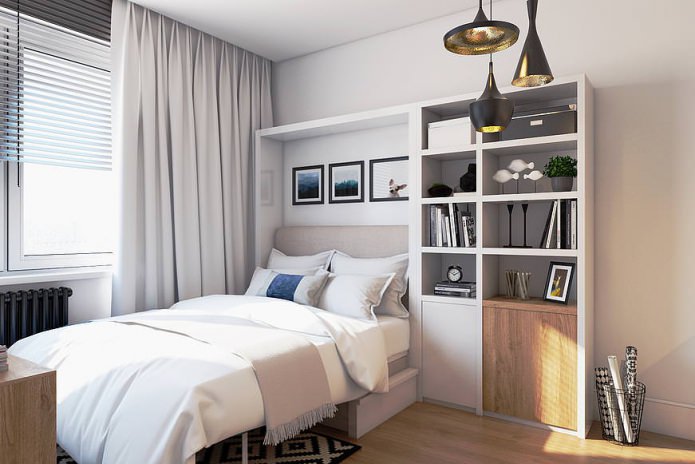 Design moderno di un piccolo appartamento di 19 mq.
