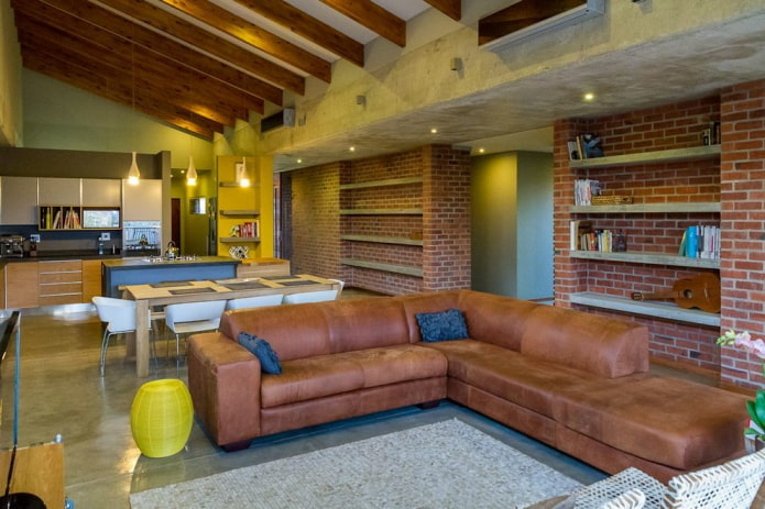 interno in stile loft