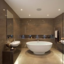 Interno del bagno in stile moderno: 60 migliori foto e idee per il design-18