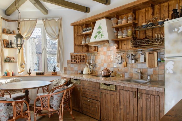 tende corte con occhielli all'interno