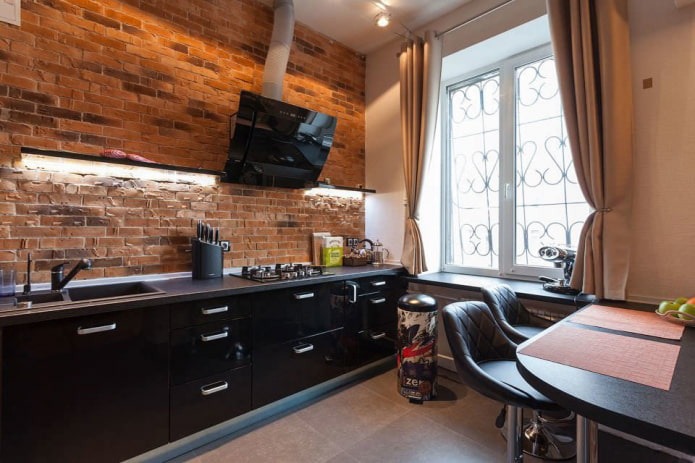 tende corte in stile loft