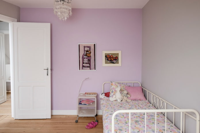 letto per bambini forgiato all'interno