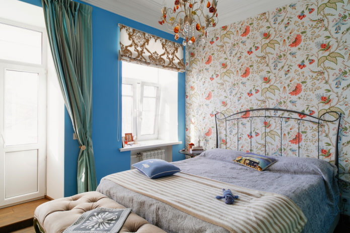 letto con testiera forgiata all'interno