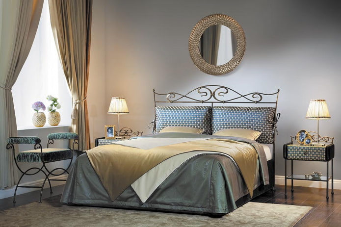 letto con testiera morbida interna