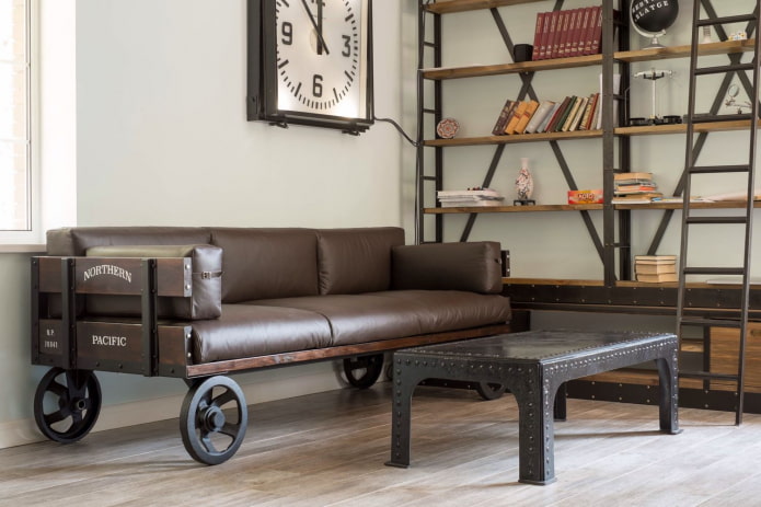 struttura forgiata in stile loft
