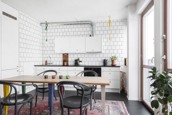tappeto in stile scandinavo