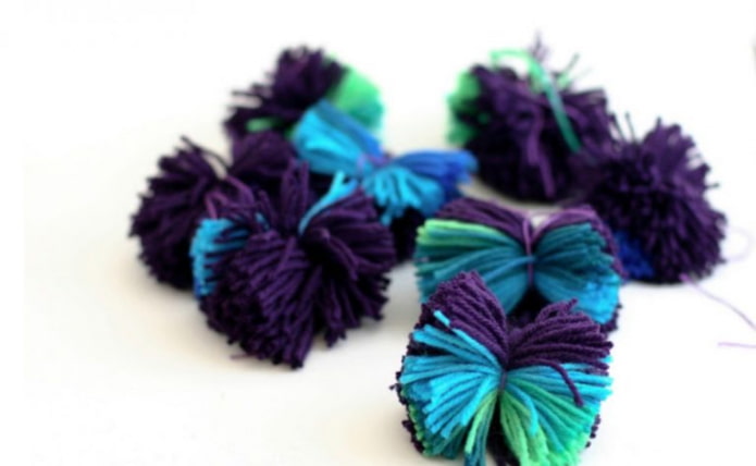 Pom-pom già pronti