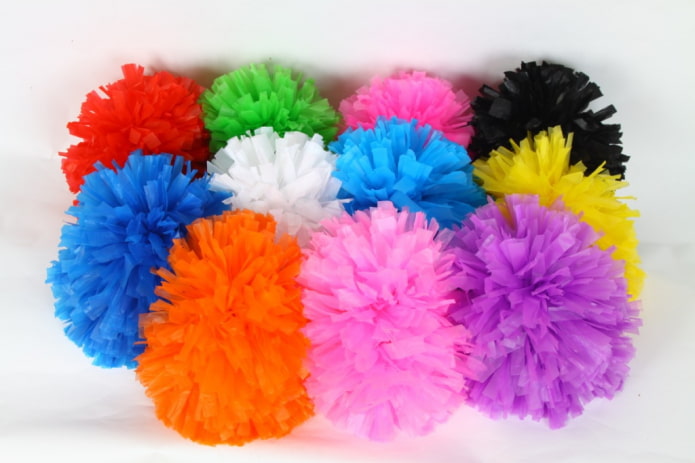 Pompon di plastica