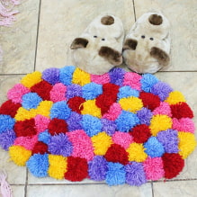 Come realizzare un tappeto con pompon?-6